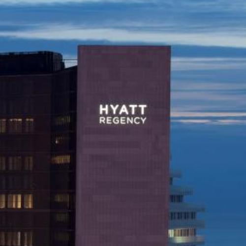 светодиодные вывески Hyatt regency